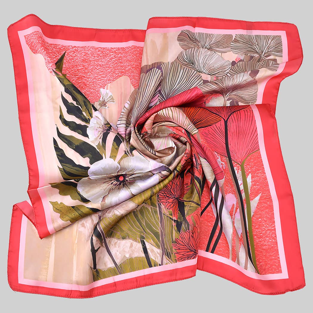 Floral vacation vibes scarf